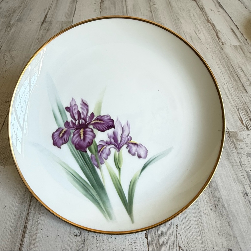 Sango China 8” Iris Plate